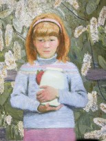 Геннадий Яндыганов — Зеленый май, 2020 (холст, масло) фрагмент