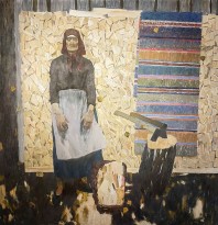 Геннадий Яндыганов — Когда листья падают с берез..., 2016 (холст, масло)