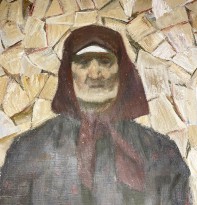 Геннадий Яндыганов — Когда листья падают с берез..., 2016 (холст, масло) фрагмент