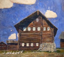 Геннадий Яндыганов — Моя деревня, 2010 (холст, масло)