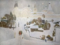 Геннадий Яндыганов — Ферапонтово, 2018 (холст, масло)