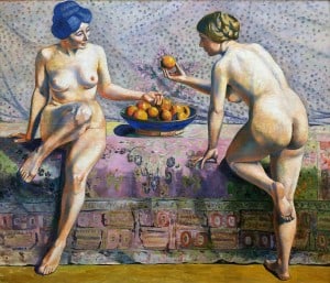 Жоржетт Агютт - Женщины с апельсинами (холст, масло)