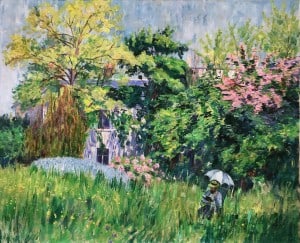 Жоржетт Агютт - Сад Боньер (холст, масло)