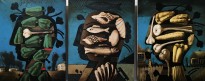 Александр Задорин (1941-2006) - Триптих, 2005