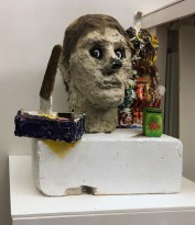 Александр Цикаришвили - Эффект боярышника, 2017 (акрил, пластикрит)