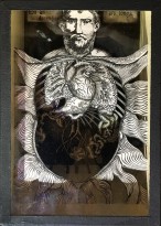 Валерий Гриковский - 23 объекта из серии 'Страсти по Линнею', 2014-18 (многослойная графика, бумага, тушь, пластик)