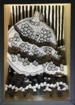 Валерий Гриковский - 23 объекта из серии 'Страсти по Линнею', 2014-18 (многослойная графика, бумага, тушь, пластик) 23