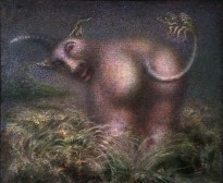 Василий Ситников - Единорог, 1985 (холст, масло)