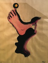 Виктор Пивоваров - Четыре работы из серии 'Носы', 2017 (бумага, тушь, акварель, белила) II