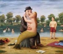 Владимир Любаров - Дикий пляж, 2012 (холст, масло)