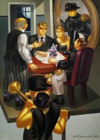 Владимир Овчинников (1941 - 2015) - Спиритический сеанс II, 2006 (холст, масло)