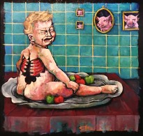 Дана Эллин - Детские ребра, 2012 (холст, акрил)