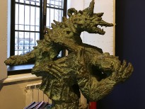 Дмитрий Каминкер - Undergod, 1987 (бронза) фрагмент