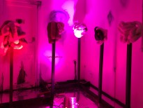 Елизавета Цикаришвили - Маски перформативного костюма эпохи неоархаики, 2018 (текстиль, капрон, синтепух и пр.)