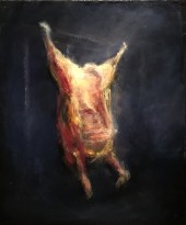 Жером Делепин - Без кожи, 2018 (холст, масло)