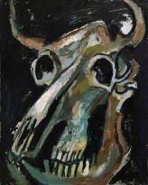 Максим Кантор - Череп быка, 2014 (холст, масло)