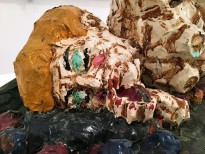 Олег Годес - Уснувшая Ева. Эскиз салатницы, 1994 (папье-маше) фрагмент