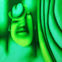 Олег Целков - Портрет, 2003 (холст, масло)