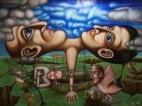 Порфирий Федорин - Левитация, 2015 (холст, масло)