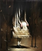 Раду Бельчин - За занавесом, 2014 (холст, масло)