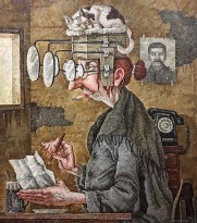 Сергей Меренков - Сочинители женских романов, 2017 (холст, масло)