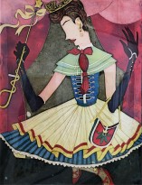 Юдзи Хирацука - Костюмная пьеса, 2016 (интаглио, шин-колле)