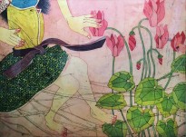 Юдзи Хирацука - Мягкая посадка, 2011 (интаглио, шин-колле)