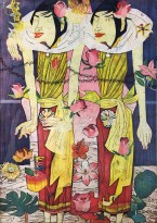 Юдзи Хирацука - Холли и Молли, 2012 (интаглио, шин-колле)