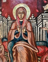 Сошествие Святого Духа, вт. пол. XVIII в., Кострома (дерево, темпера), фрагмент.