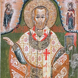 Святитель Николай Чудотворец, с 15 клеймами жития. Первая треть XVIII в. Русский Север