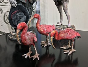 Оплаканская Елена - Красный ибис, 2019 (фрагмент 2)