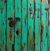 Иван Матвиенко — Забор I, 2018 (холст, масло)