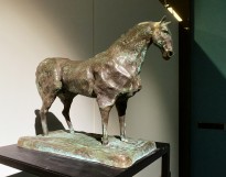 Иван Матвиенко — Конь-тяжеловоз. Холстомер, 2020 (бронза)