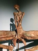 Иван Матвиенко — Люся (фрагмент), 2020 (бронза)