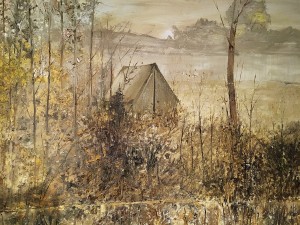 Ярмо Мякиля - Бодом (фрагмент), 2013 (холст, масло)