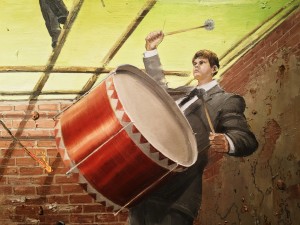 Ярмо Мякиля - Европа, Европа, (фрагмент), 2014 (холст, масло)