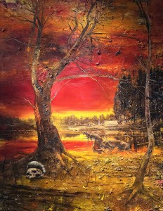 Ярмо Мякиля - Ночлег, 2017 (холст, масло)