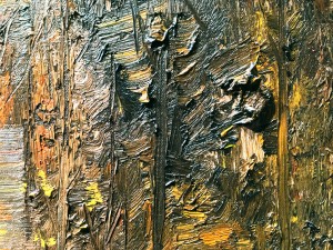 Ярмо Мякиля - Ночлег, 2017 (холст, масло, фрагмент 2)