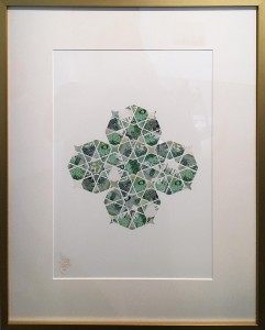 Мариам Аль Сумайт и Нуар Аль Мутлак - Организованный хаос I, (хлопковая бумага, банкноты), 2017