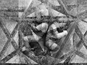 Мариам Аль Суэйди - Генетика (23) Ген FOXP2 (Развитие), 2017 (смешанные материалы, акриловая резина), фрагмент