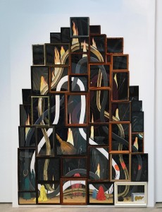 Раян Браунинг - Скульптурный сад, 2018 (пластмасса, акрил, медь, масло)