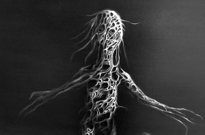 Юсеф Бахзад - Без названия, 2018 (холст, масло), фрагмент