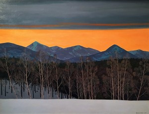 Рокуэлл Кент - Адирондакская ферма. Зима, 1959 (холст, масло), ПМ