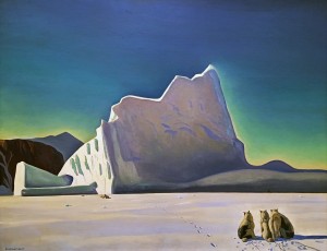 Рокуэлл Кент - Охотник на тюленей. Северная Гренландия, 1935-37 (холст, масло), ГЭ