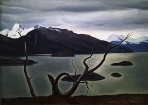 Рокуэлл Кент - Пролив Адмиралтейства. Огненная земля, 1922-25 (холст, масло), ГЭ