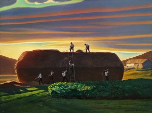 Рокуэлл Кент - Стог Дэна Уорда. Ирландия, 1926, ГЭ