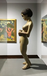 Эрнст Людвиг Кирхнер - Обнаженная, 1921 (вид слева), 1921