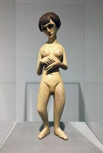 Эрнст Людвиг Кирхнер - Обнаженная, 1921 (крашеная швейцарская сосна), 1921