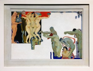 Максимилан Клевер - Желание (влечение), 1919 (гуашь)