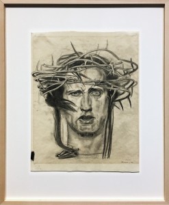Максимилан Клевер - Штудия головы Христа (автопортрет в терновом венце), 1926